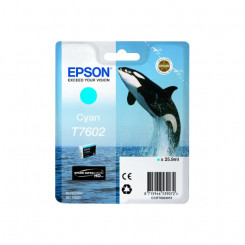 Epson T7602 Cyan Original Ink Cartridge C13T76024010 (25.9 ML.) for Epson SC-P600